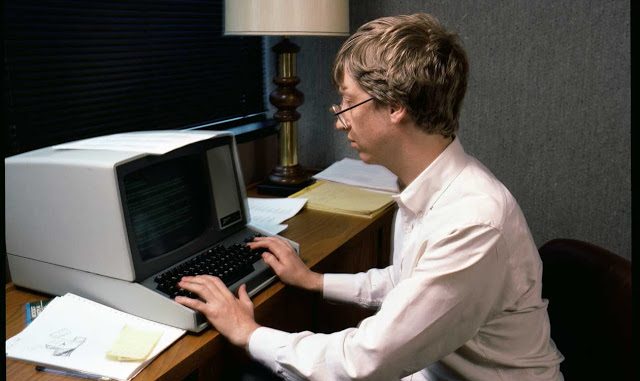 Bill Gates's before fame picture